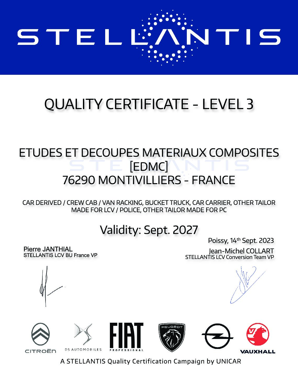 0439_Attestation_STELLANTIS_EDMC MONTIVILLIERS 09.27 blanc